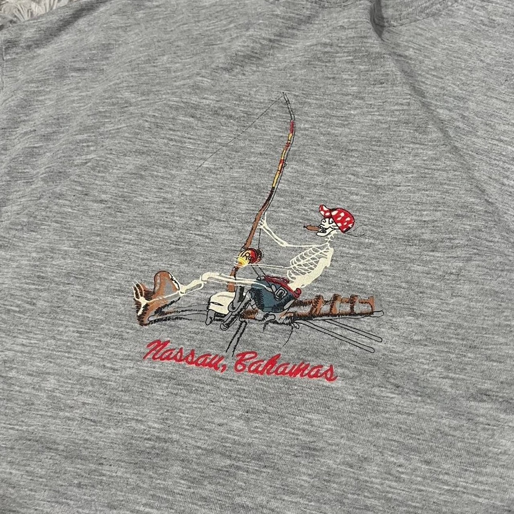 Gray Nassau Bahamas Graphic T-Shirt